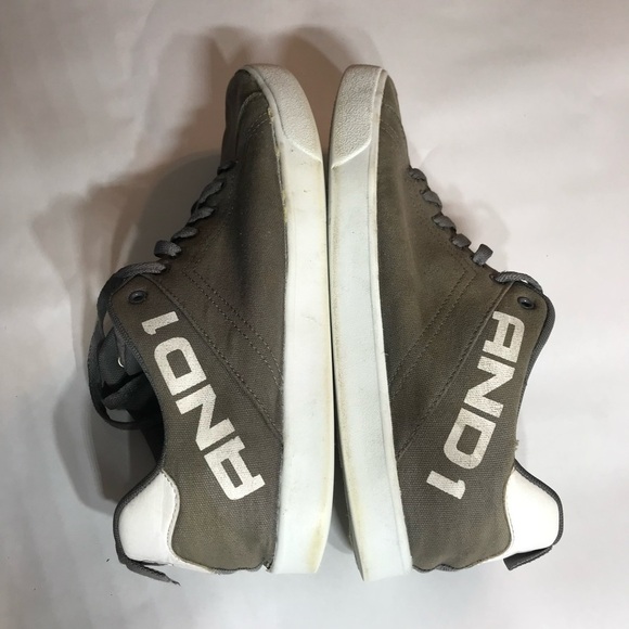 And 1 Canvas Low Top casual basketball sneaker grey men’s size 12 - Picture 4 of 12